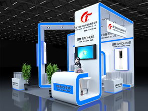 厦门冠吉广州酒店用品展展览设计3D模型图剖析 从流程到创意实现